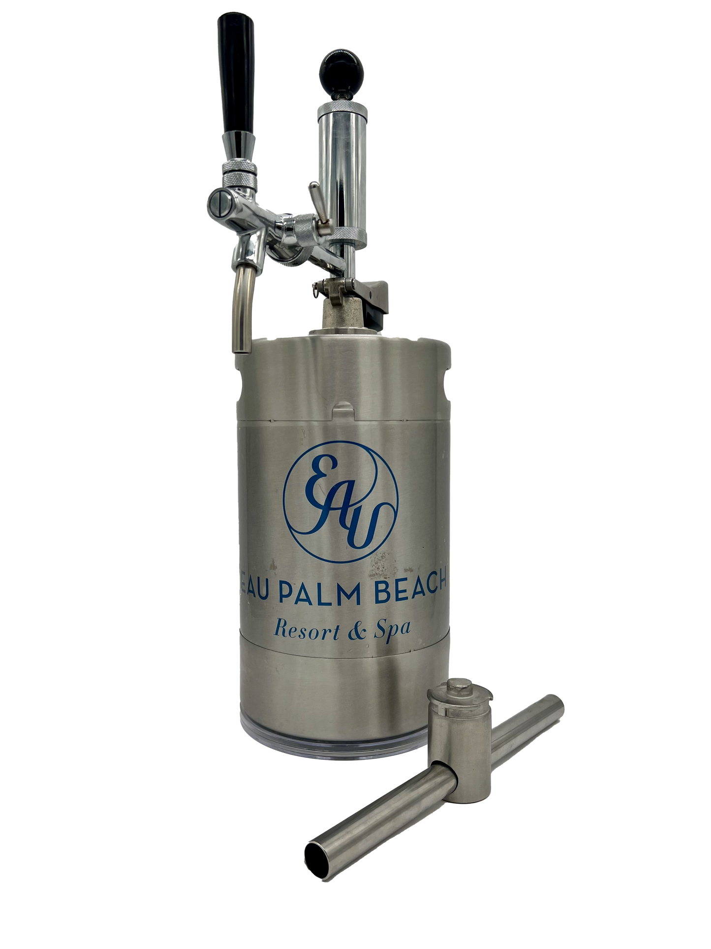 5L Custom logo Pump Keg complete system with adjustable flow tap dispenser & keg opener