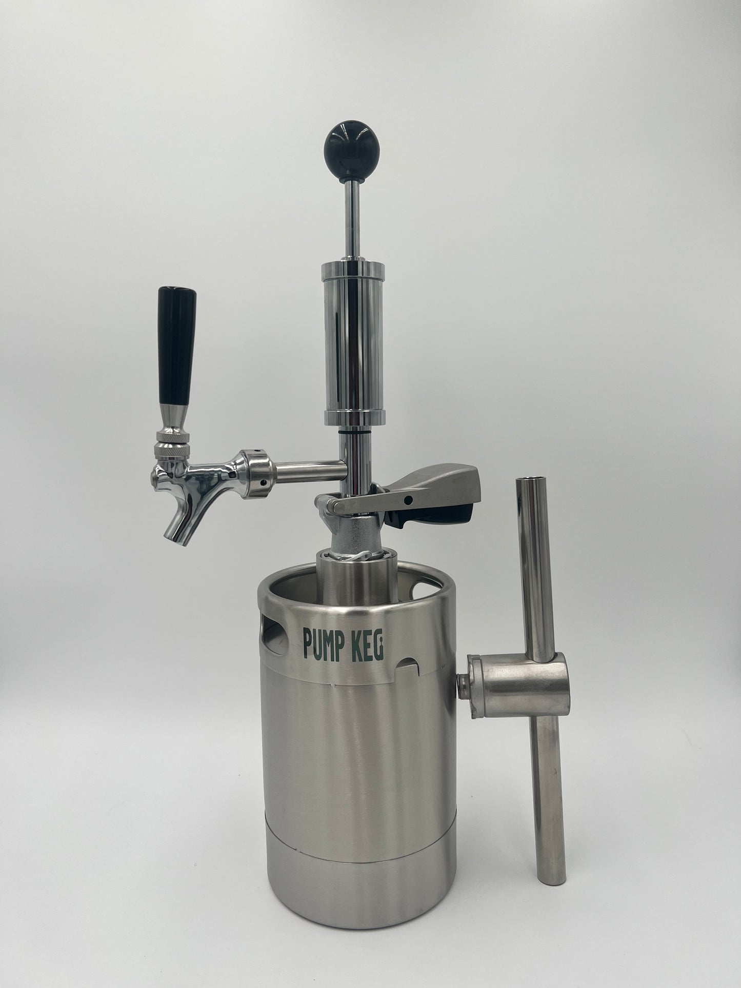 2 Liter Pump Keg complete system, with NON-adjustable flow tap dispenser & keg opener
