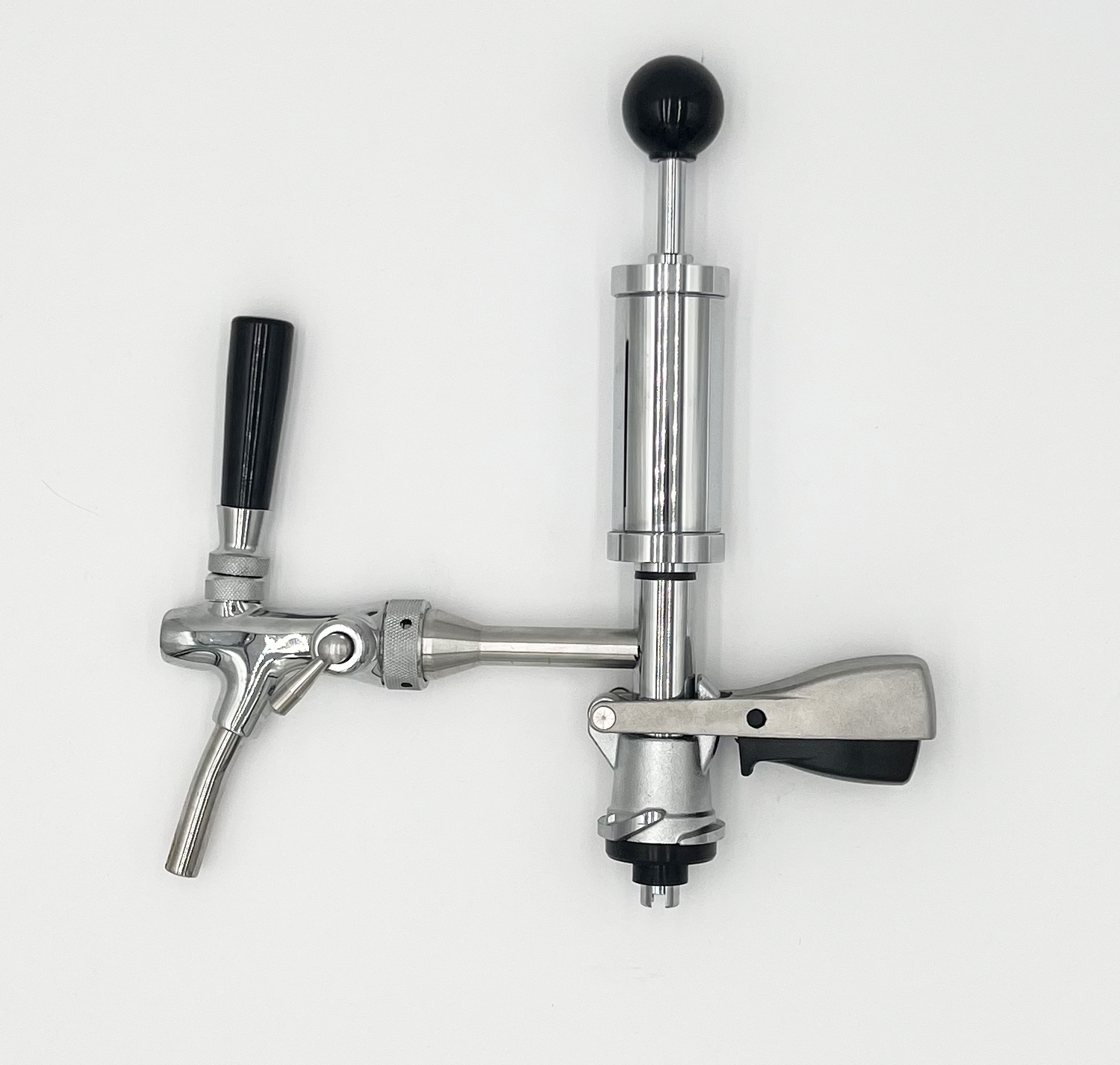 Adjustable flow tap dispenser keg units