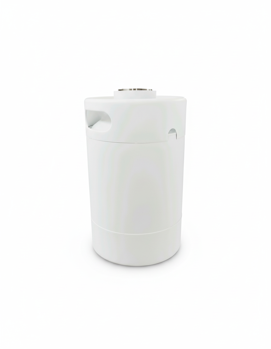 2L White Pump Keg