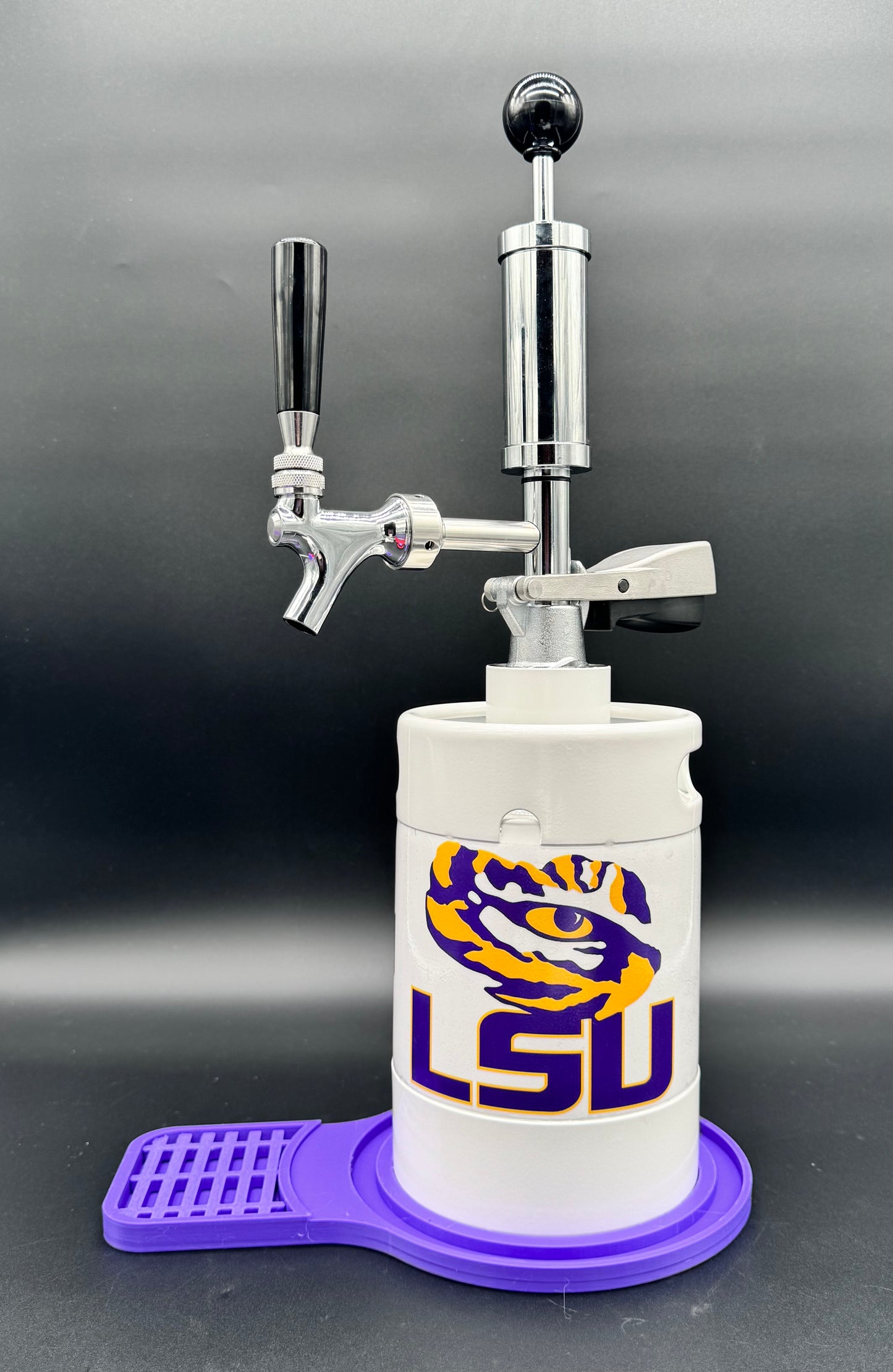 5L WHITE LSU (large) customized Pump Keg