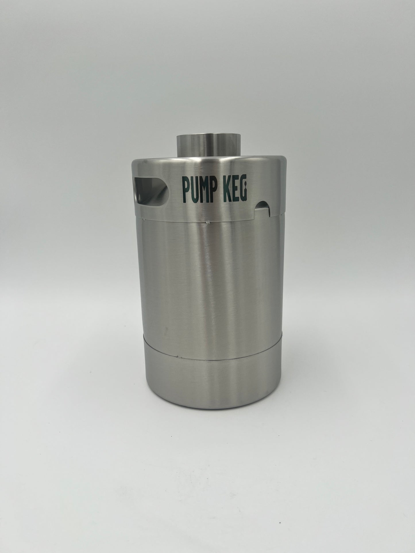 2 Liter Pump Keg with NON-adjustable flow tap dispenser. No keg opener.