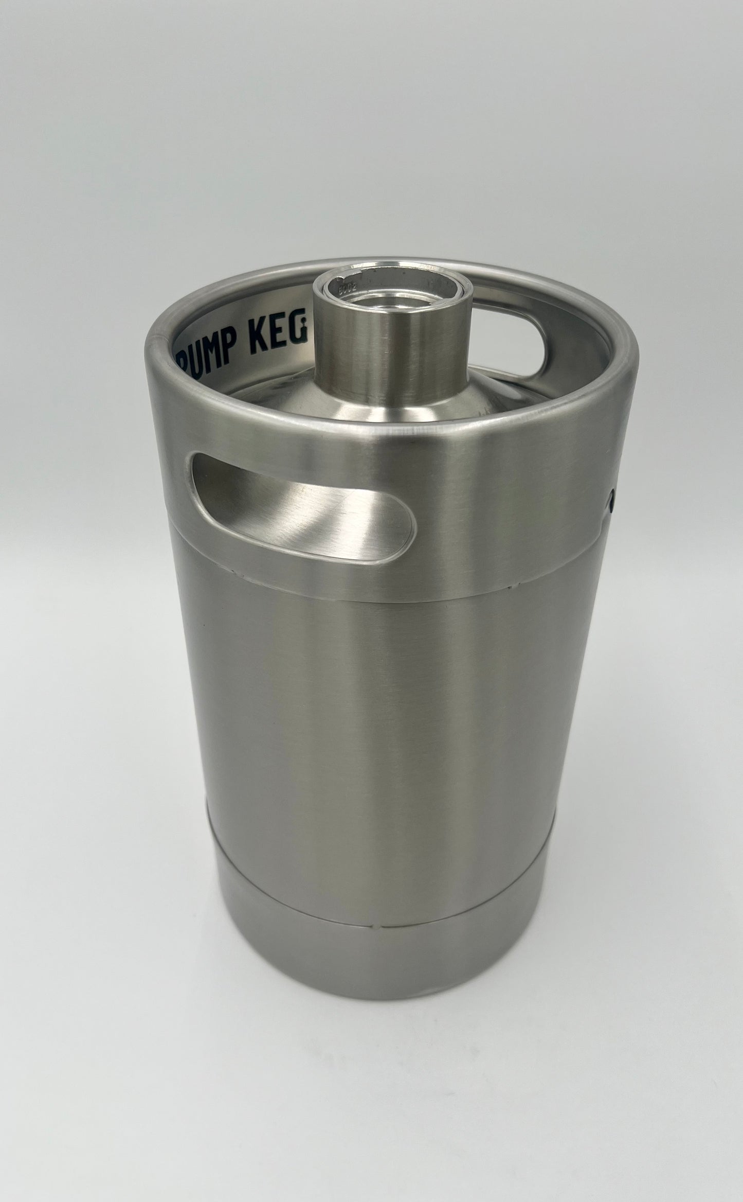 5 Liter Pump Keg System with NON-adjustable flow tap dispenser. No keg opener.