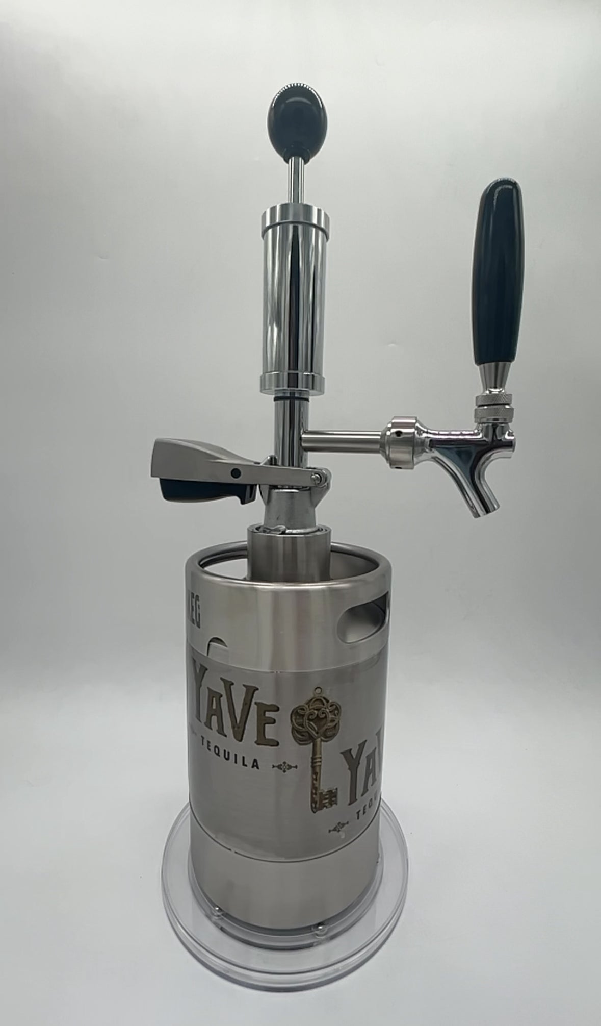 YaVe 2L silver PK complete ADJ tap + drip