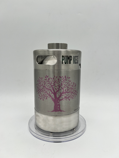 2L Custom logo Pump Keg ONLY. NO tap, NO keg opener