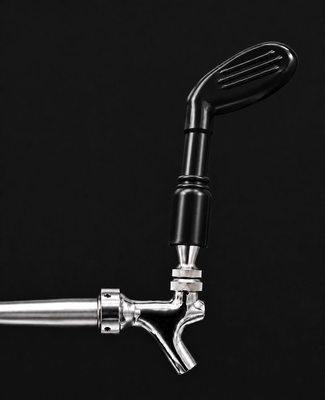 Pump Keg black golf club tap handle for cocktail and beer dispenser