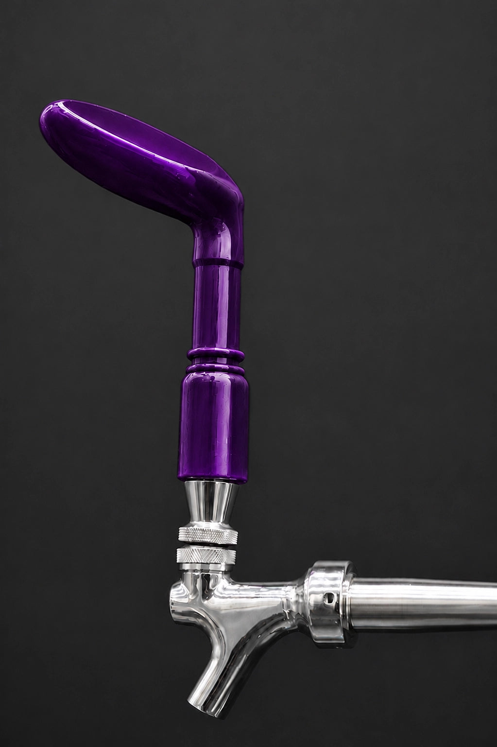 Pump Keg transfusion purple golf club tap handle for cocktail and beer dispenser