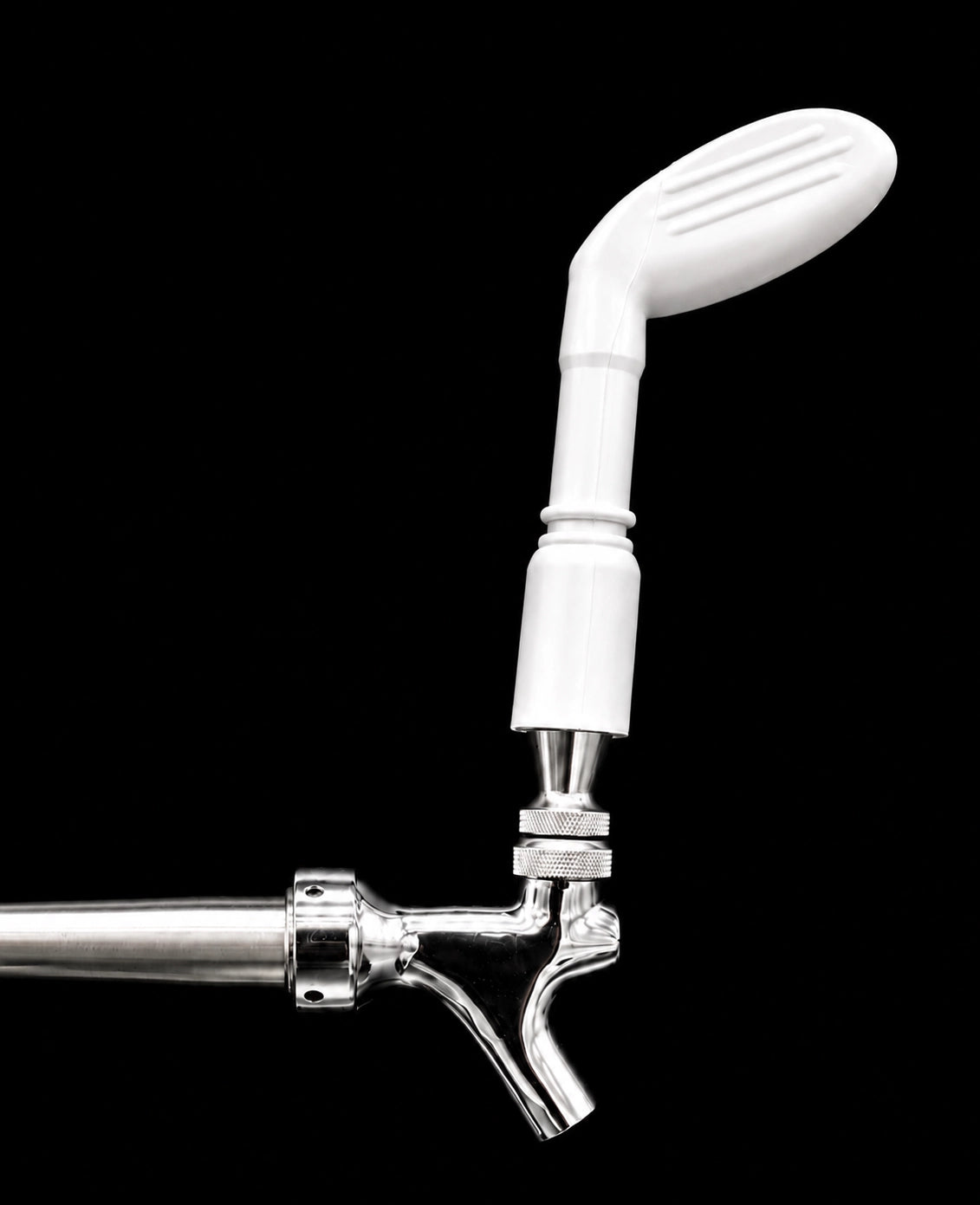 Pump Keg white golf club tap handle for cocktail and beer dispenser