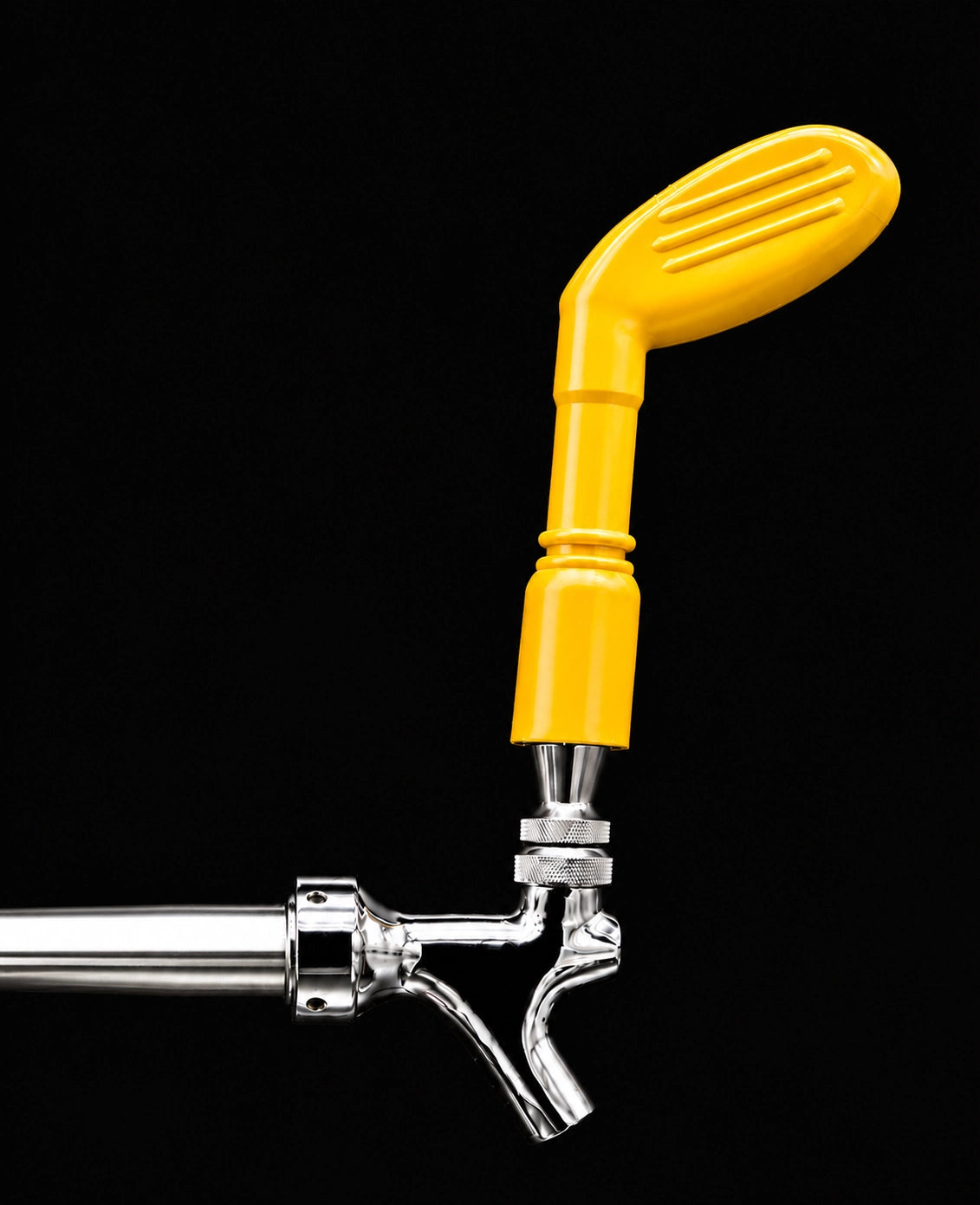 Pump Keg yellow golf club tap handle for cocktail and beer dispenser