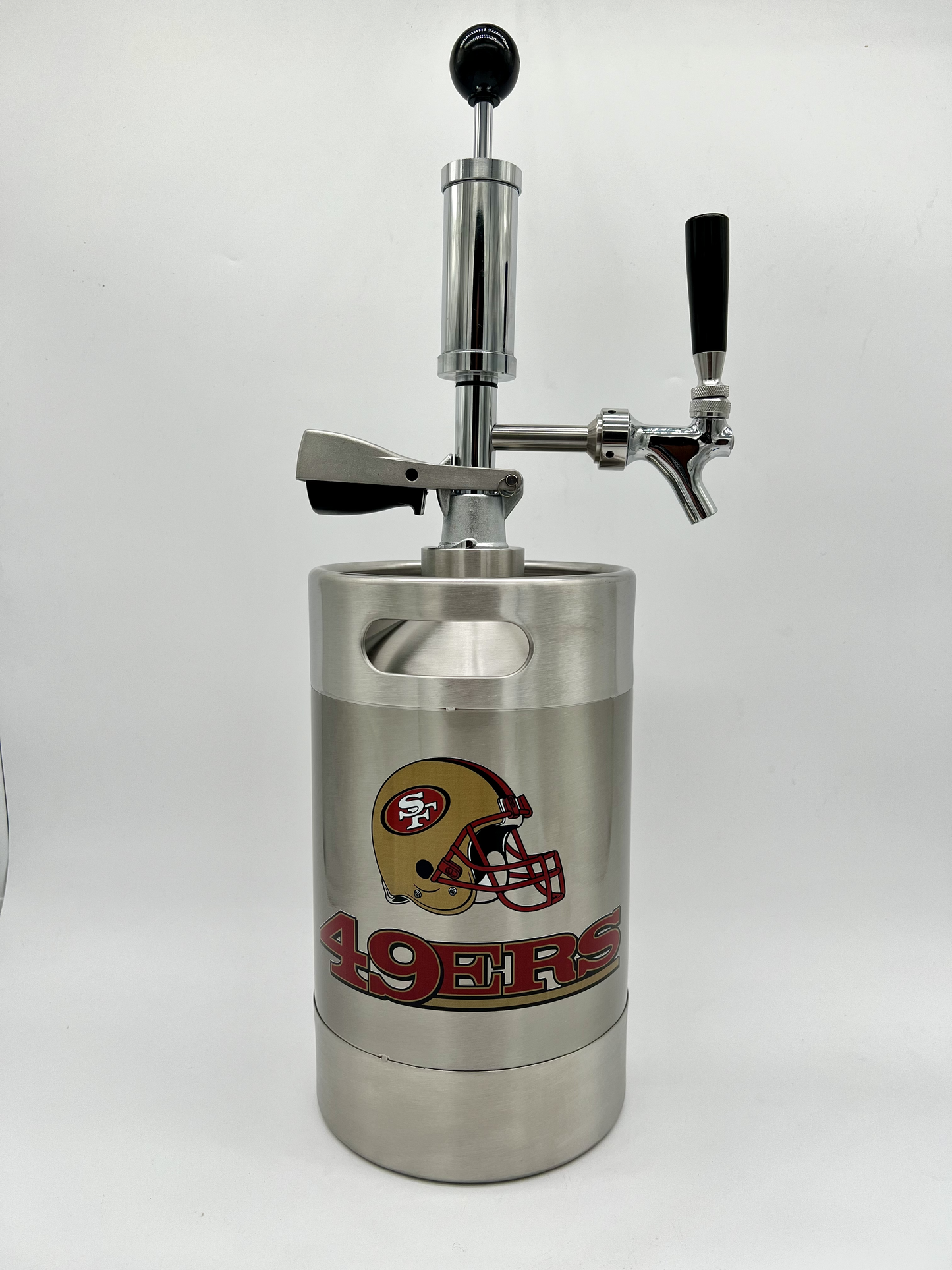 5L Custom logo Pump Keg complete system with NON-adjustable flow tap dispenser & keg opener